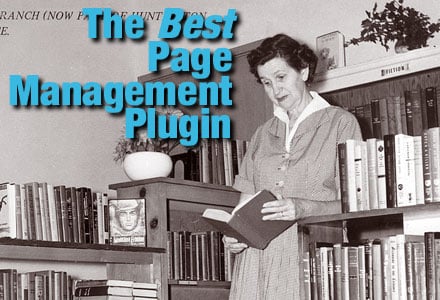 Page Order Management-Photo of librarian examining books