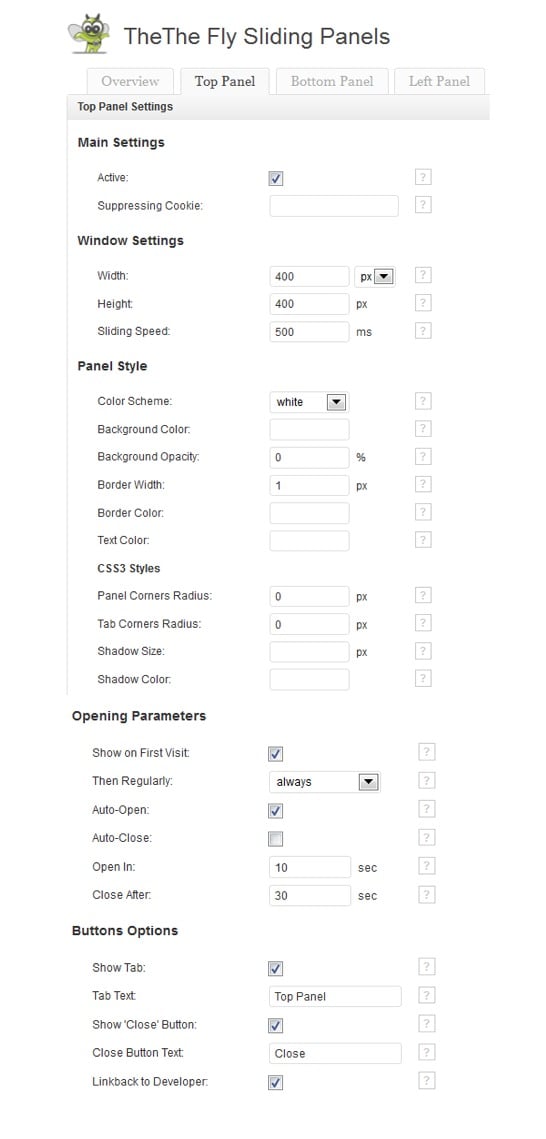 thethe-fly-sliding-settings Post image