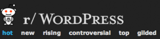 WordPress on Reddit