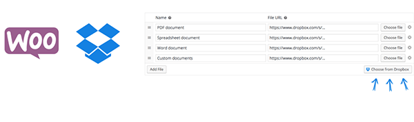WooCommerce Dropbox image