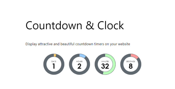 6. Countdown, Coming Soon, Maintenance – Countdown & Clock image