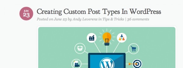 Creating Custom Post Types In WordPress - Elegant Themes image