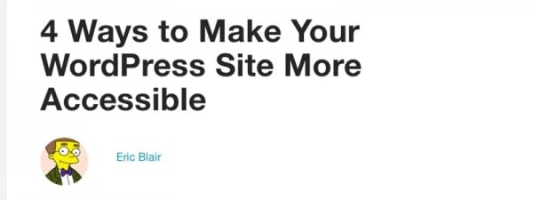 4 Ways to Make Your WordPress Site More Accessible image
