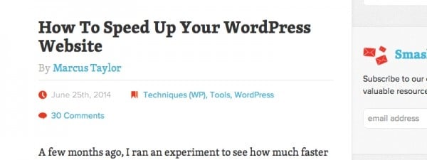 How To Speed Up Your WordPress Website - Smashing Magazine image