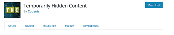 8. Temporarily Hidden Content image