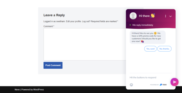 Tidio Live Chat image