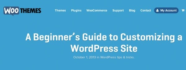 A Beginner’s Guide to Customizing a WordPress Site - WooThemes image