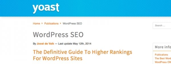 The Definitive Guide To Higher Rankings For WordPress Sites - Yoast image