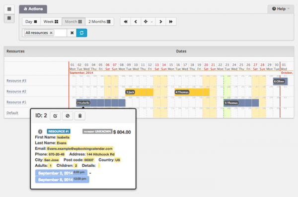 Booking Calendar image
