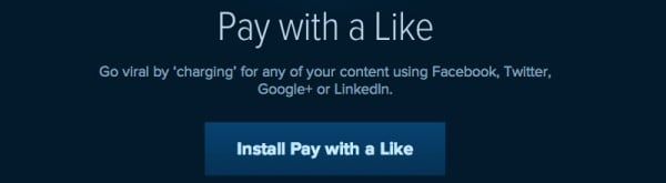 Pay with a Like image