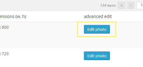 The edit button will appear at the right-end of each file item
