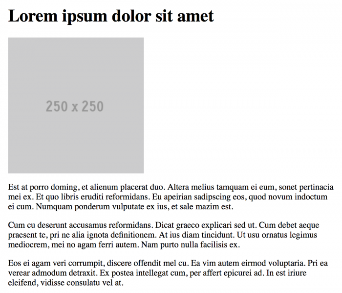 Image in WordPress (No CSS)