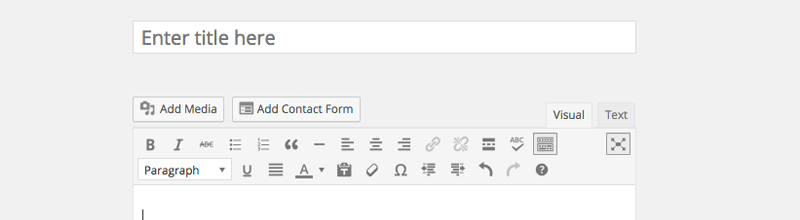 Distraction free mode
