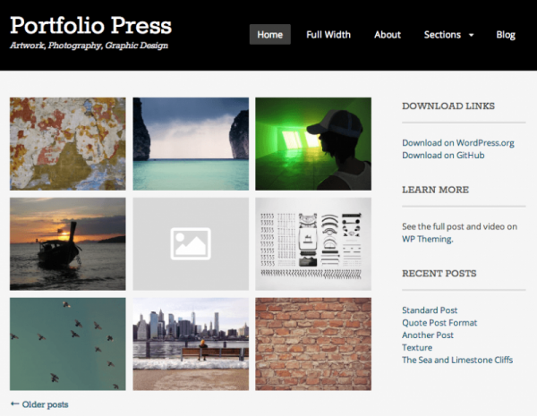 Free Option: Portfolio Press image