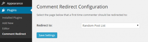 Comment Redirect image