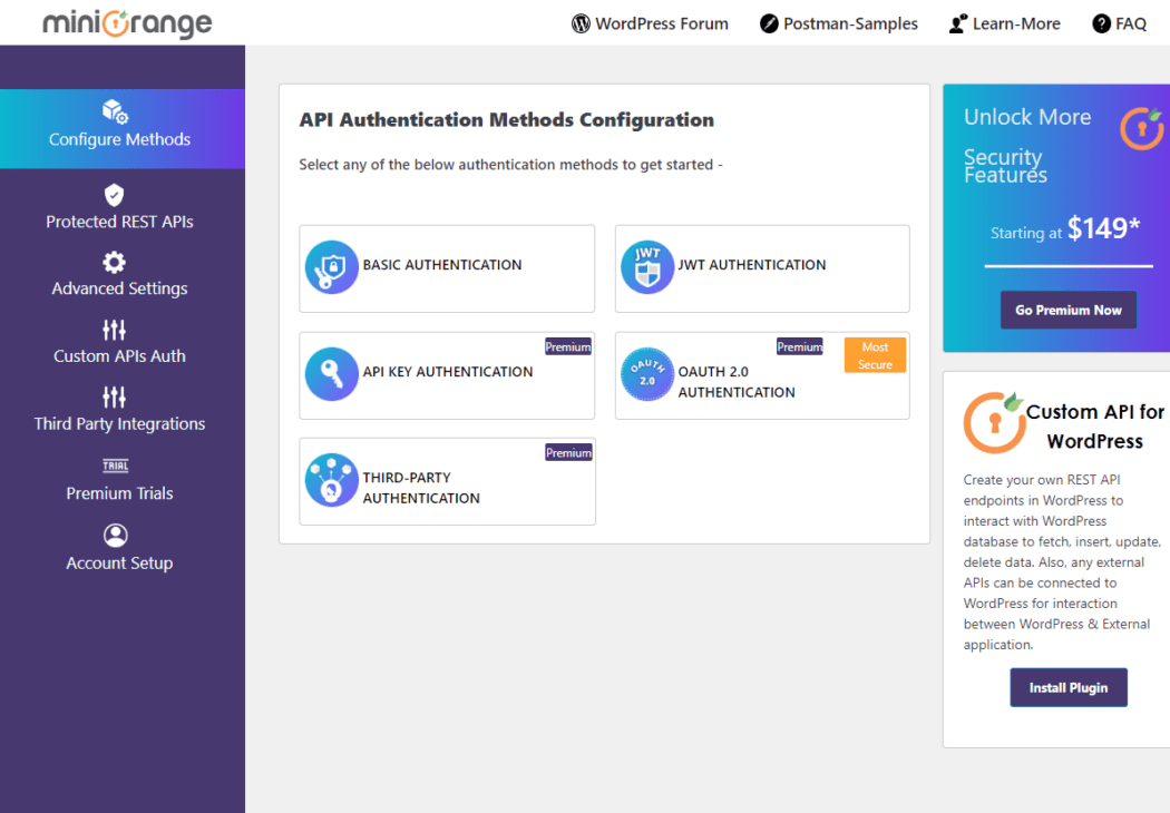 MiniOrange authentication plugin