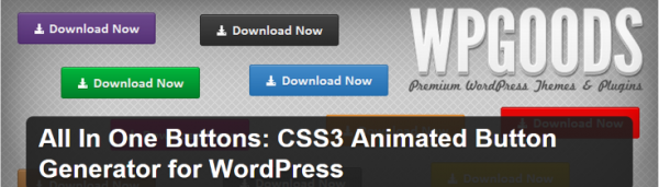 All In One Buttons: CSS3 Animated Button Generator for WordPress image