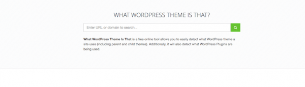 What WordPress Theme is That? image