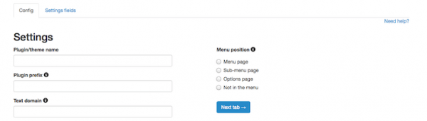 WP Settings API image