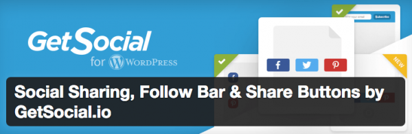 Social Sharing, Follow Bar & Share Buttons by GetSocial.io image