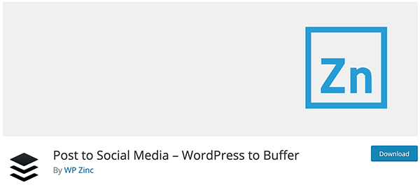 Post to Social Media - WordPress to Buffer image