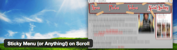 2. Sticky Menu (or Anything!) on Scroll image