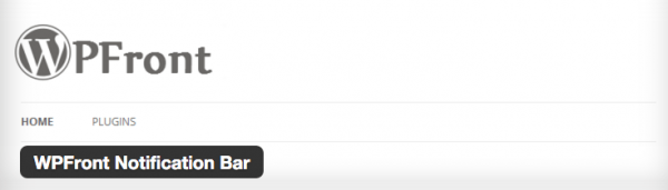 5. WPFront Notification Bar image