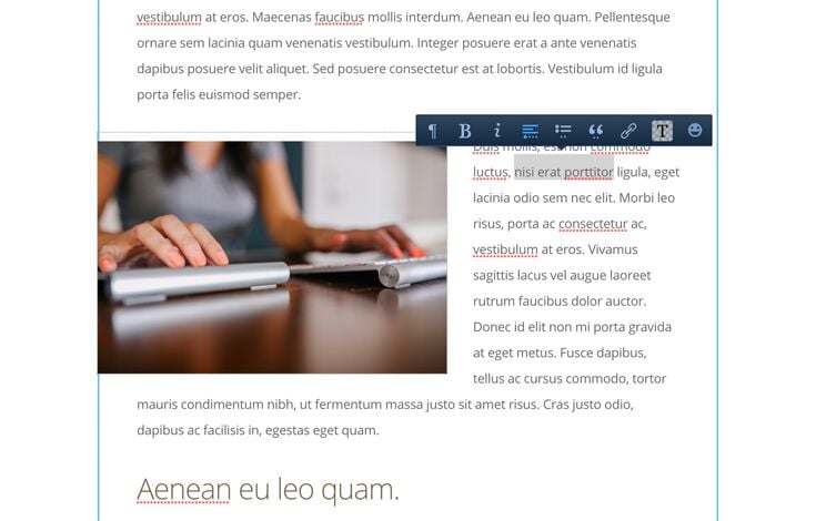 Post and page creation