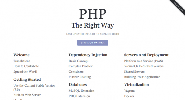 PHP: The Right Way image