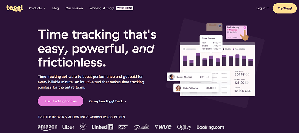 Toggl - Time tracking software.