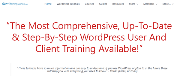WPTraining.com image