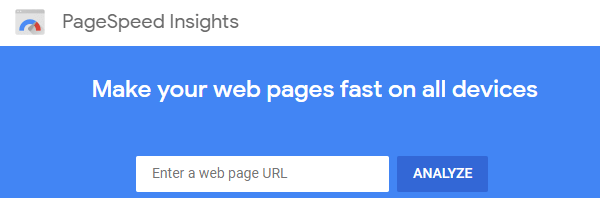 Google PageSpeed Insights image