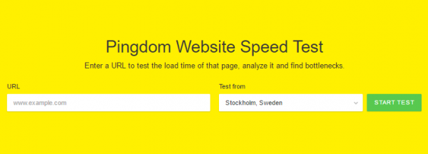 Pingdom Website Speed Test image