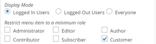 Nav Menu Roles Plugin image