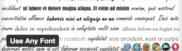 Use Any Font image