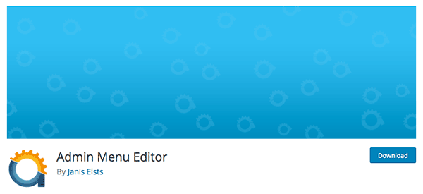 Admin Menu Editor image