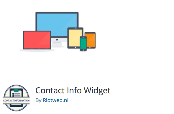 Contact Info Widget image