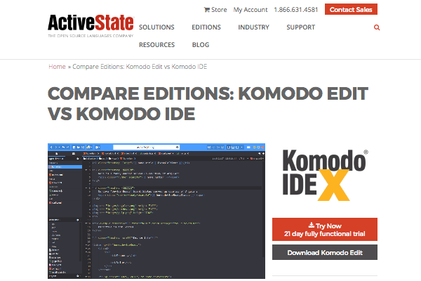 Komodo Edit image