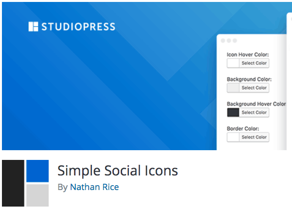 Simple Social Icons image