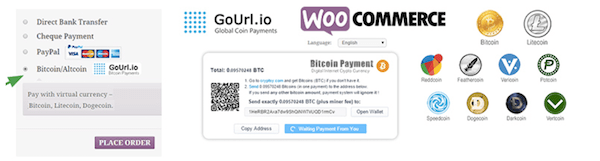 GoUrl WooCommerce Plugin image