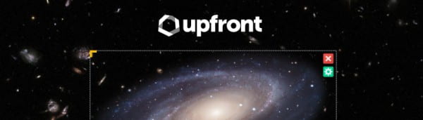 Upfront image