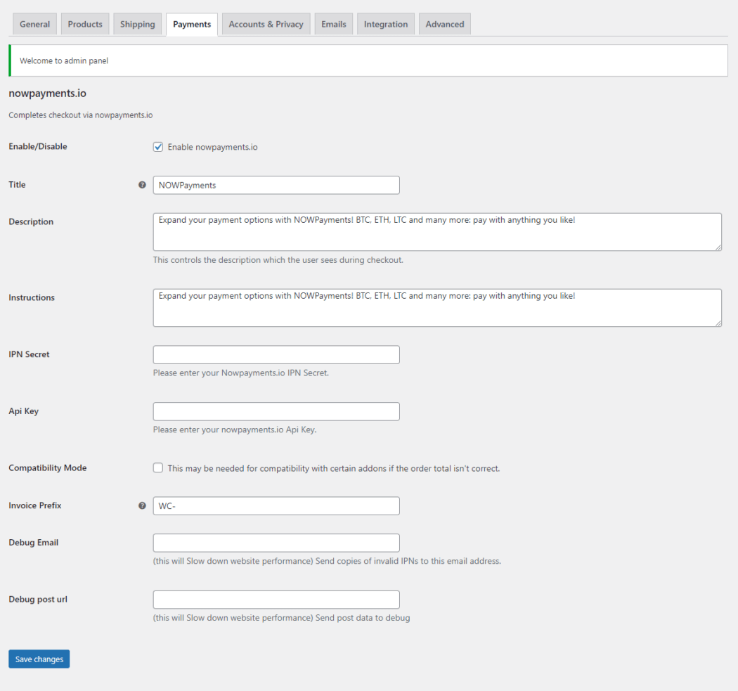 NOWPayments WooCommerce Crypto Plugin