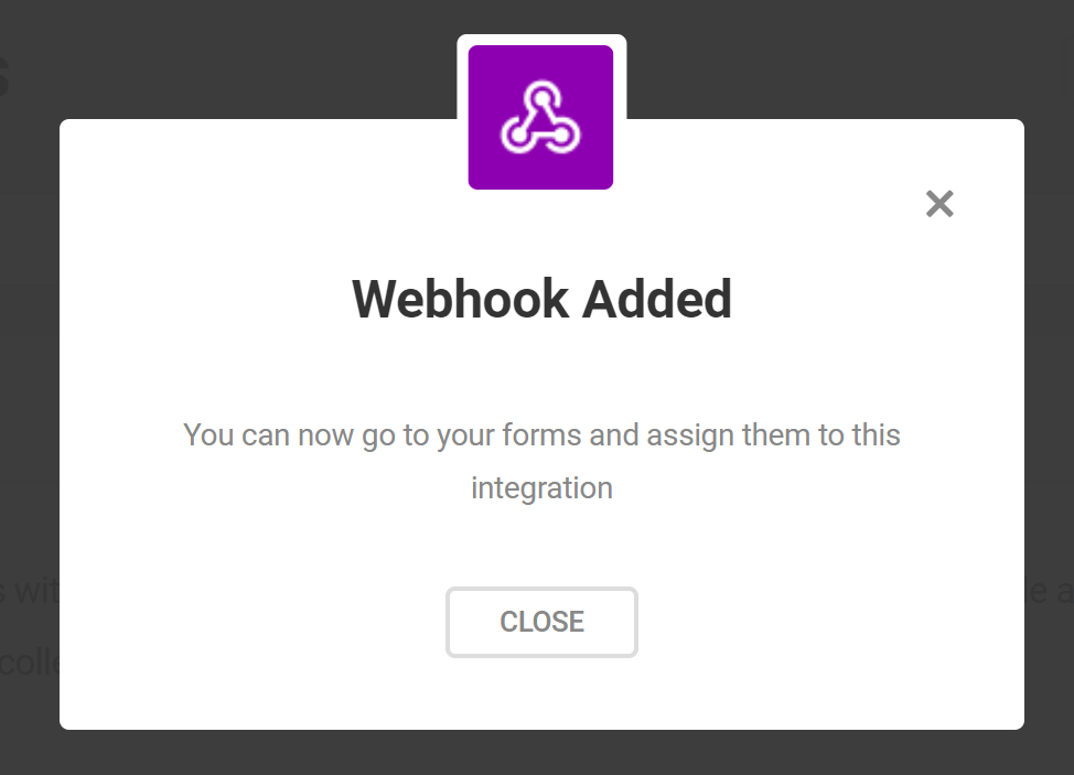 Webhook added.