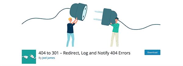 404 to 301 - Redirect, Log and Notify 404 Errors image