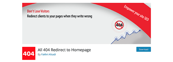All 404 Redirect to Homepage image