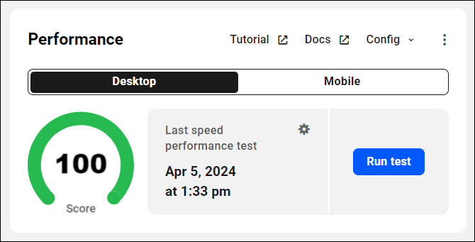 The Hub - Performance module