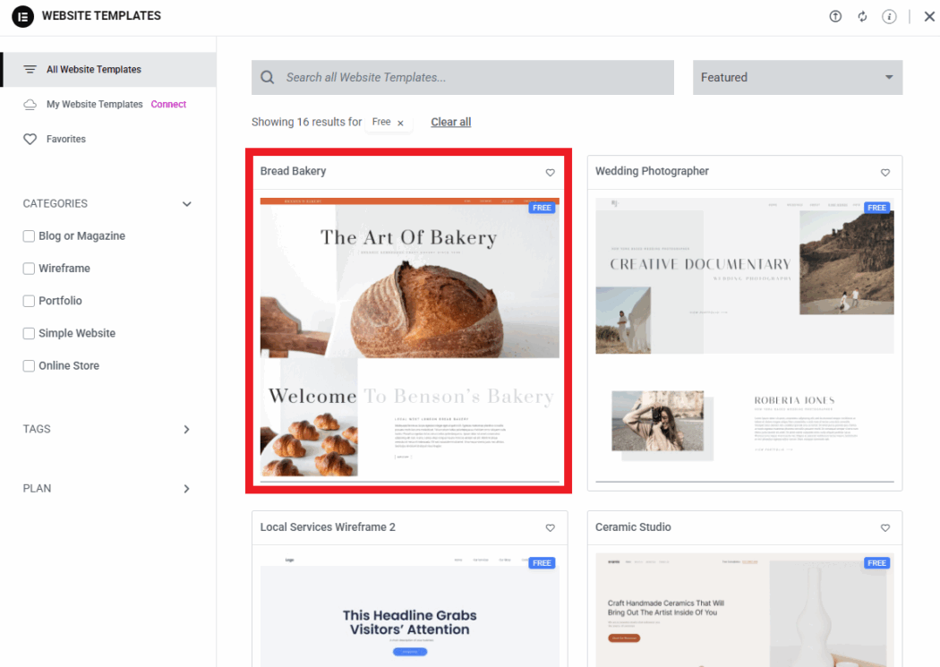 Elementor page building themes.