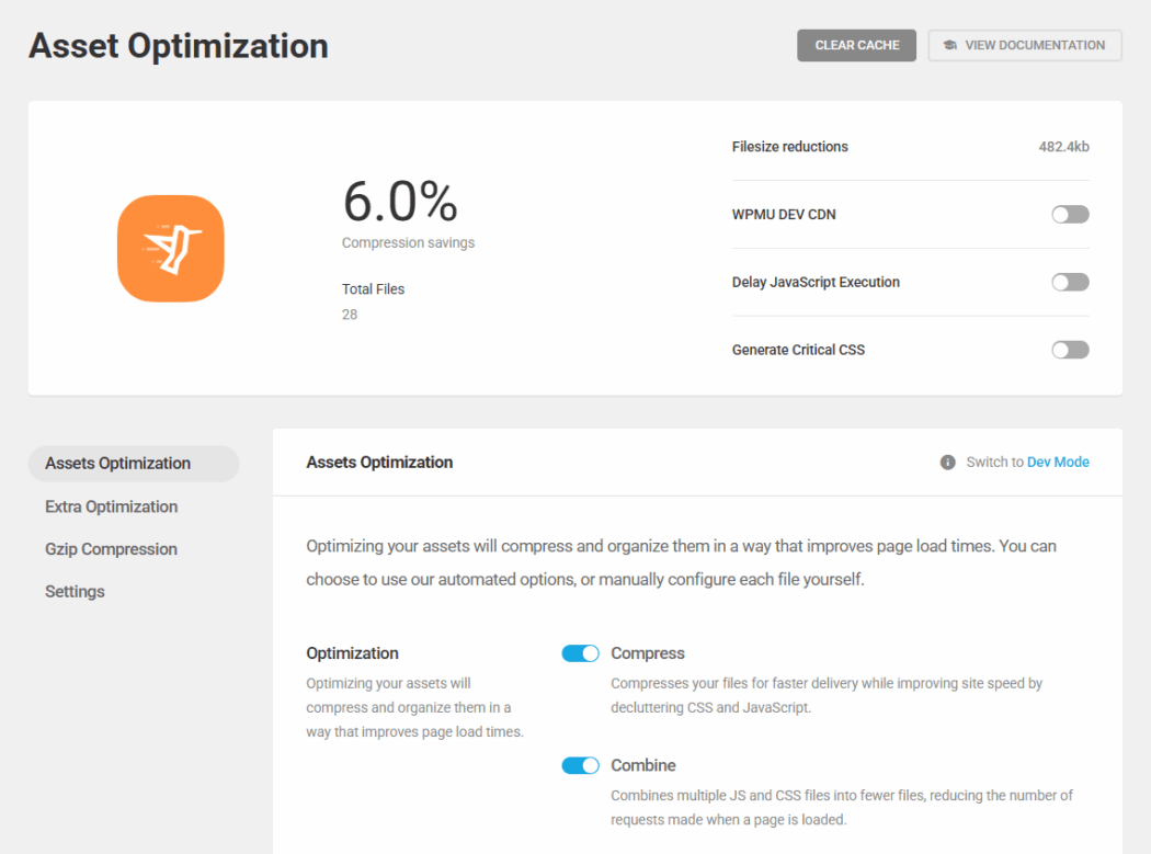 Hummingbird Asset Optimization with CDN disabled