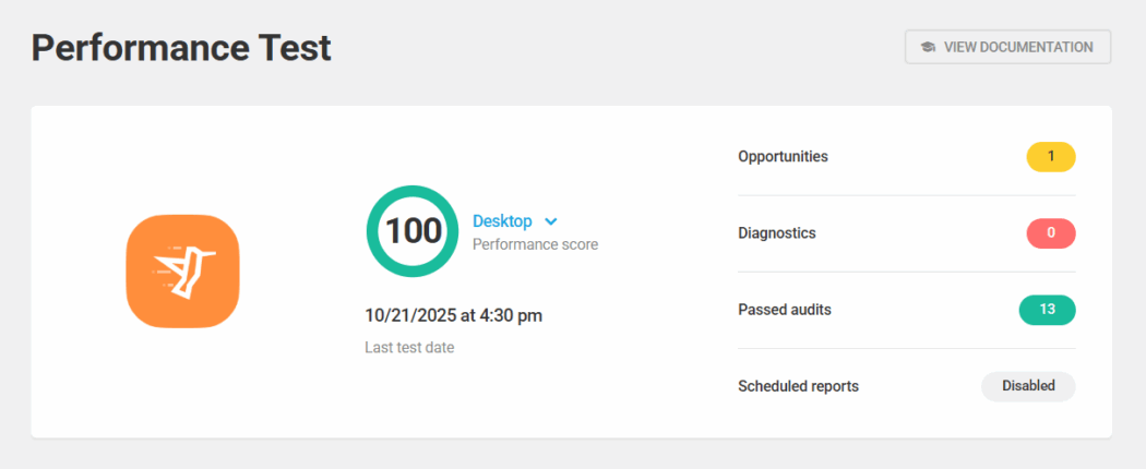 Hummingbird Performance Test - Desktop