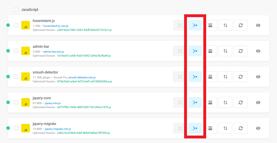 Where you combine javascript files in Hummingbird.
